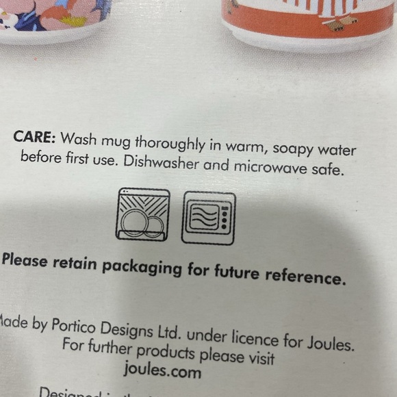 COPY - NWT. Portico Designs, “Joules”, set of 2, stackable, 10oz., bone china … - Picture 11 of 13